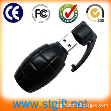 Custom USB Driver with Bomb Shape 512GB Flash Memory
